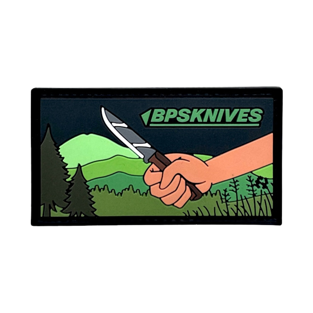 Patch rectangular “Knife in Hand”