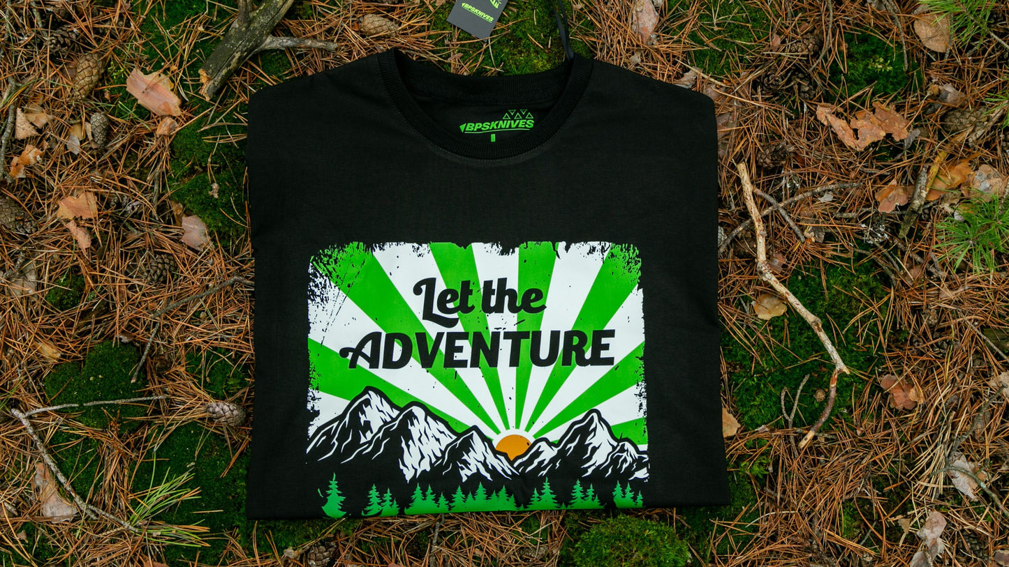 T-shirt “Let the Adventure Begin”