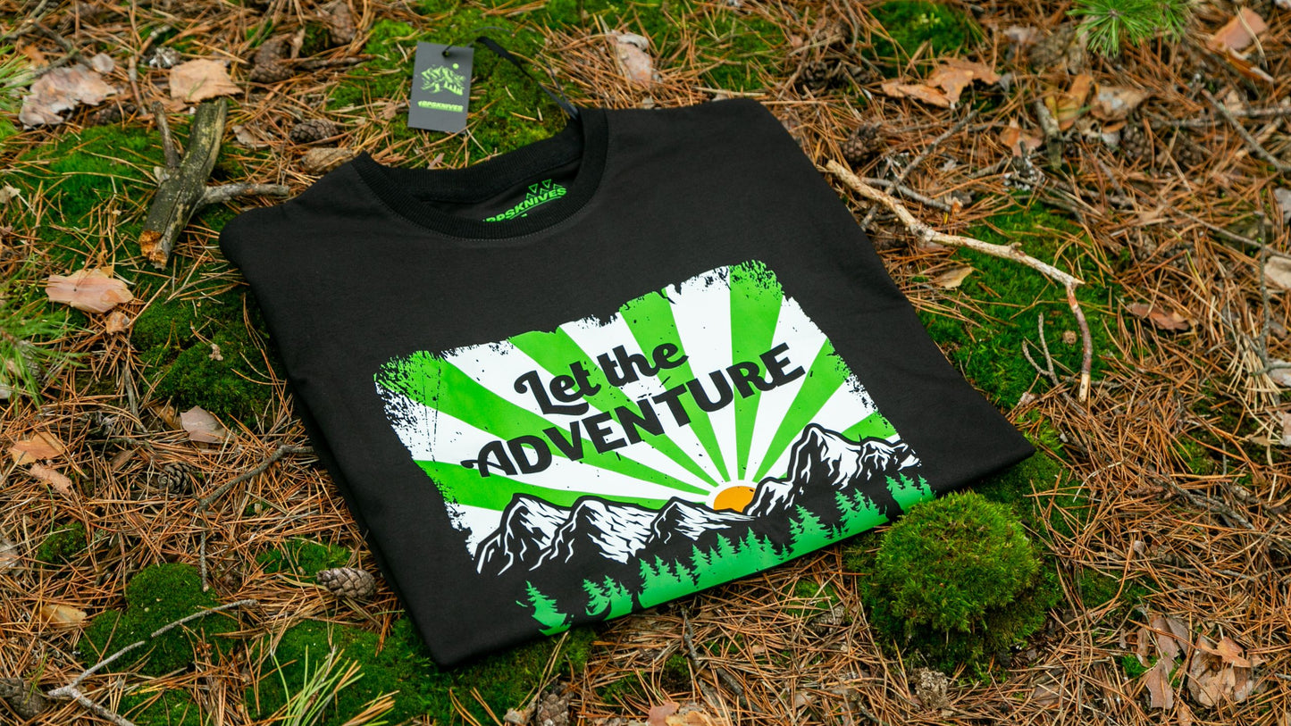 T-shirt “Let the Adventure Begin”