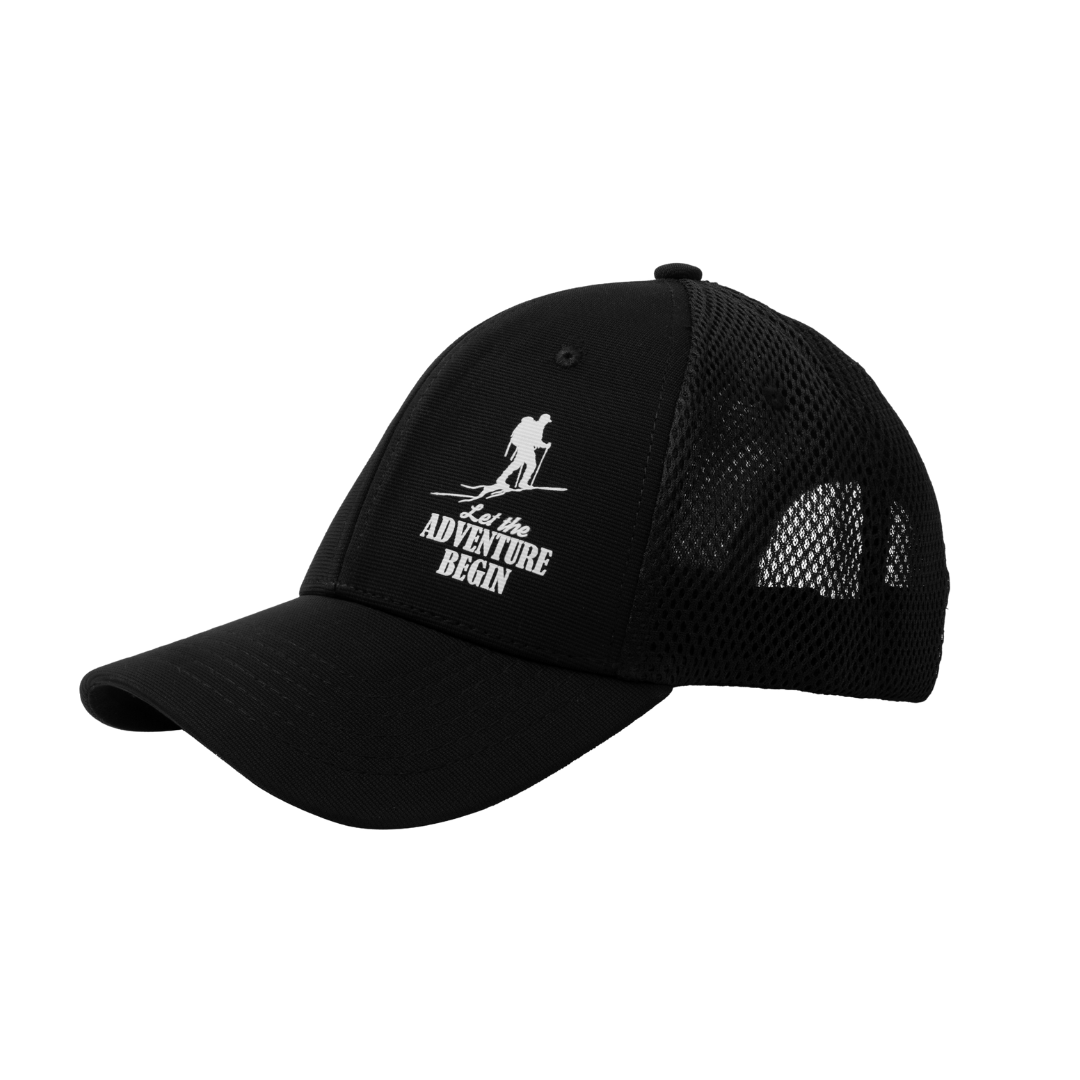 Cap “Let the adventure begin”