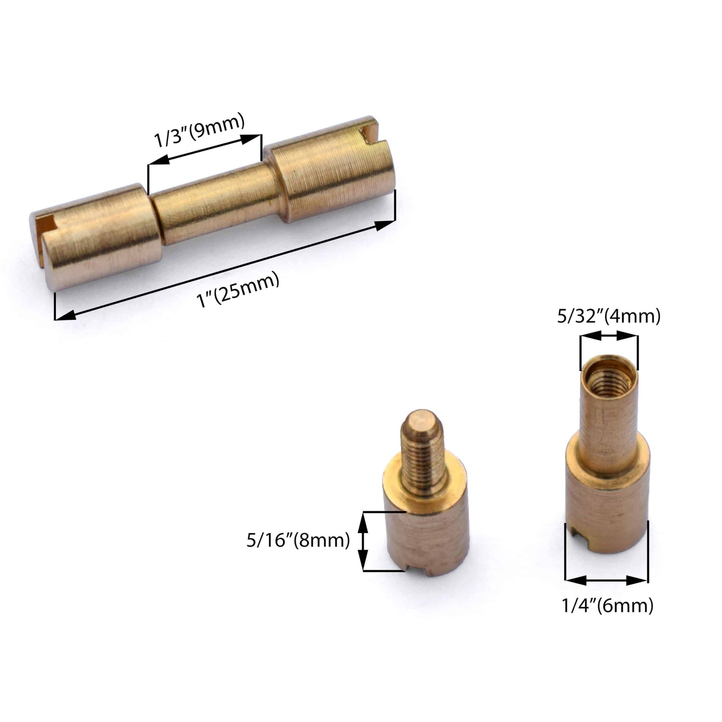 CORBY6 – brass Corby Fasteners set