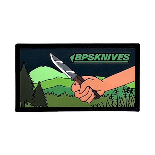 Patch rectangular “Knife in Hand”