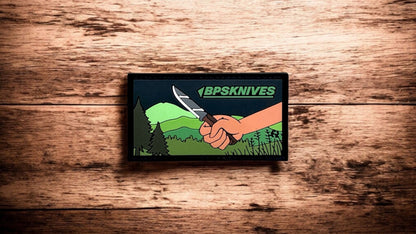 Patch rectangular “Knife in Hand”