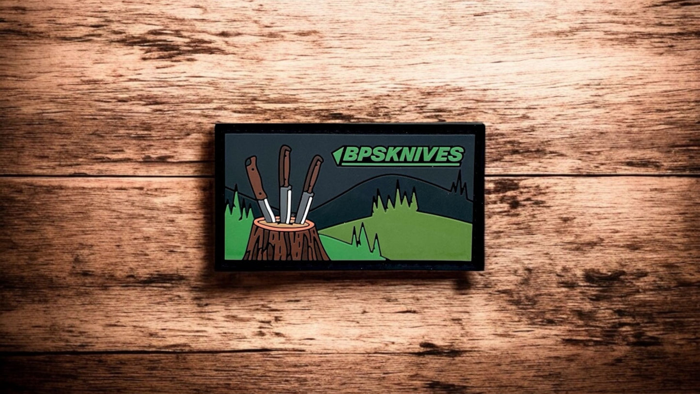 Patch rectangular “Three knives”