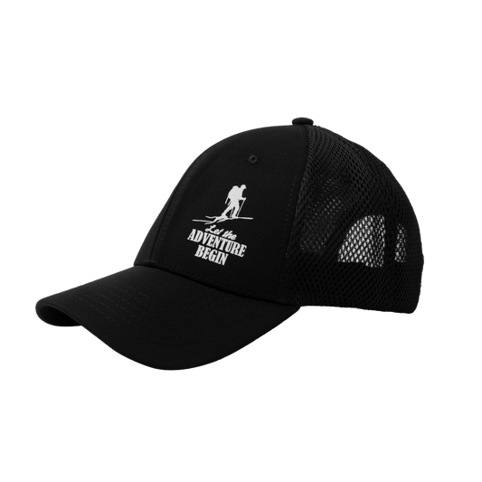 Cap “Let the adventure begin”