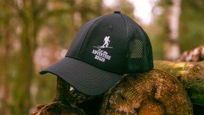 Cap “Let the adventure begin”